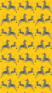 Empapelado Zebras Amarillo