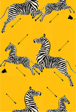 Cargar imagen en el visor de la galería, Empapelado Zebras Amarillo